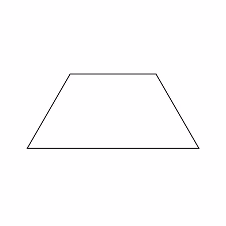 1-1/2in Half Hexagon Template