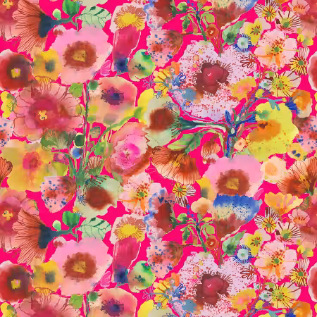 Anemones On Pink - Pink