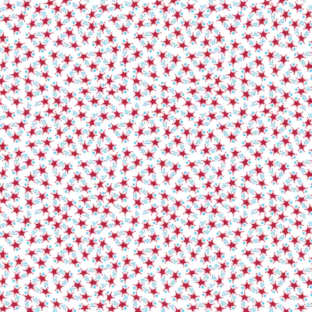 Stars, Stripes & Squiggles - White