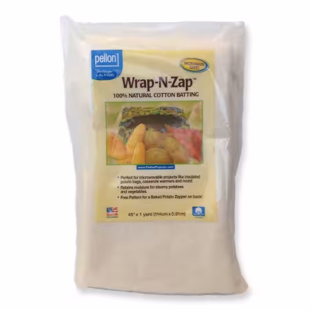 Pellon Wrap N Zap Batting 45in x 36in