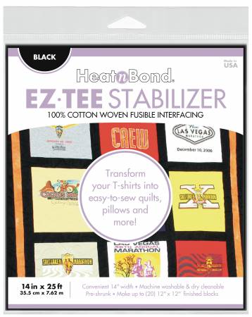HeatnBond EZ Tee Stabilizer Black 14in x 25ft