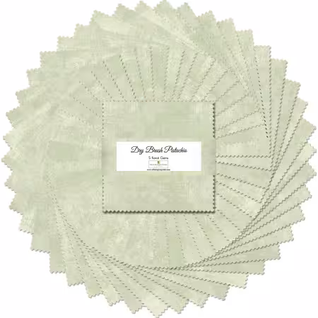 5in Squares, Dry Brush Pistachios, 42pcs, 12 bundles/pack