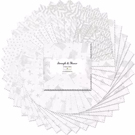 5in Squares, Strength & Honor, 42pcs, 12 bundles/pack