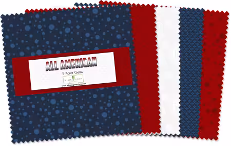 5in Squares All American Cool 42pcs, 12 bundles per pack