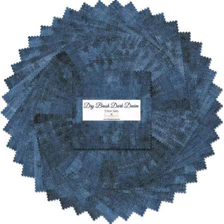 5in Squares, Dry Brush Dark Denim, 42pcs, 12 bundles/pack