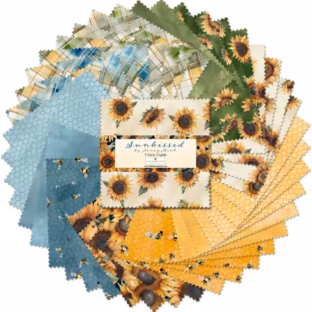 5in Squares Sunkissed, 42pcs, 12 bundles/pack