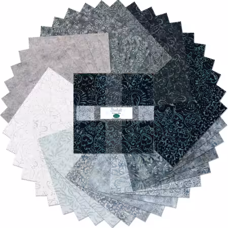 10in Squares Starlight Batik, 42ps, 4 bundles/pack