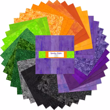 10in Squares, Karat Gems Spooky Nights, 42pcs, 4 bundles/pack