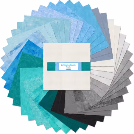 10in Squares, Ocean Dream, 42pcs, 4 bundles/pack