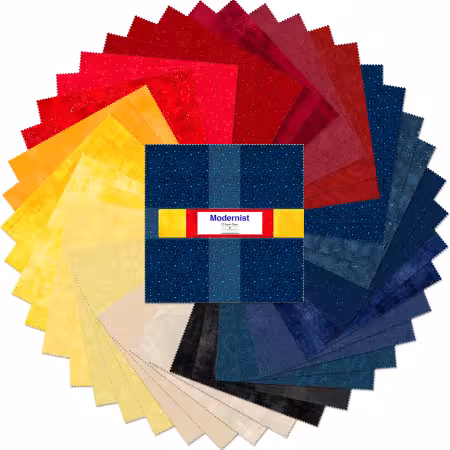 10in Squares, Modernist, 42pcs, 4 bundles/pack