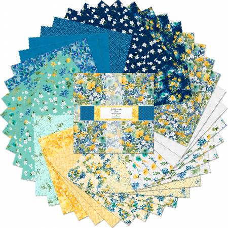 10in Squares, Sunlit Serenade, 42pcs, 4 bundles/pack