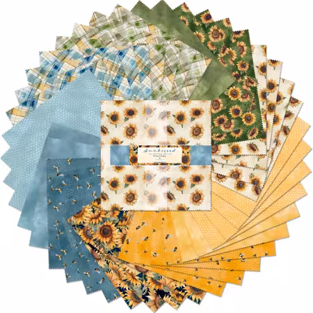 10in Squares Sunkissed, 42pcs, 4 bundles/pack