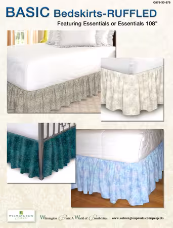 Basic Bed Skirt Ruffled, Free Download below, will NOT SHIP.