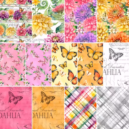Assortment Dahlia Botanica, 13pcs x 15yds