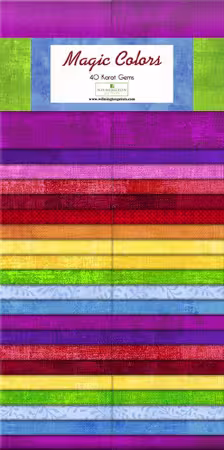 2.5in Strips Magic Colors 40pcs/bundle, 4 bundles per pack