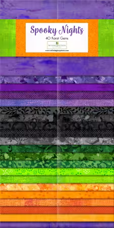 2-1/2in Strips, Karat Gems Spooky Nights, 40pcs, 4 bundles/pack