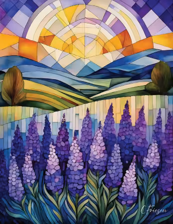 Lavender Fields IV - French Blooms Mother's Day Collection