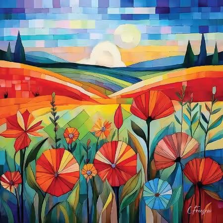 Quilted Meadow III - Quilted Meadow Collection