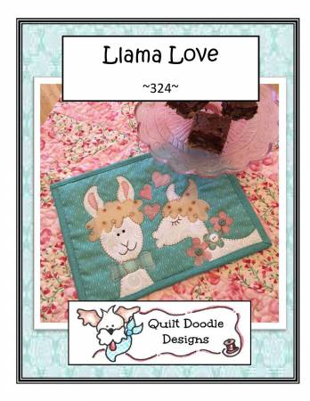 Llama Love Mug Rug