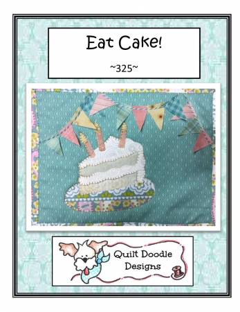 Eat Cake Mug Rug