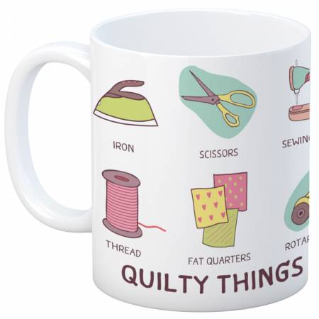 Quilt Happy Quilty Things Mug