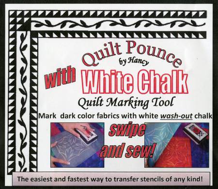 Hancy Quilt Pounce Refill Chalk - White 4 oz.