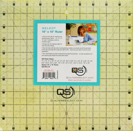 Non-Slip Ruler 10in x 10in