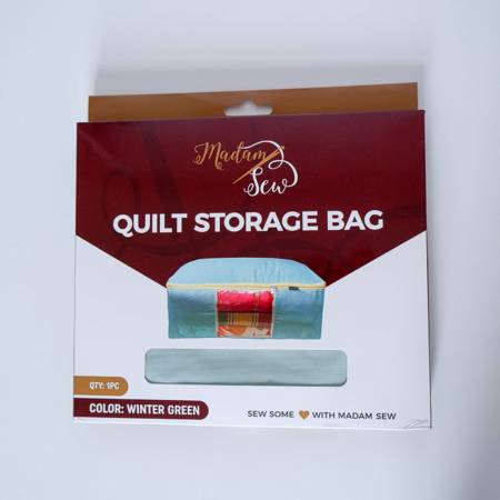 Quilt Storage Bag Winter Green