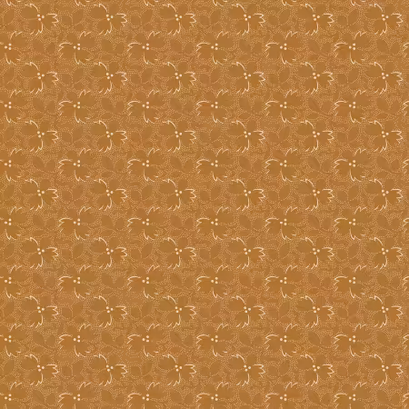 Rust Tonal Flowers MF051325