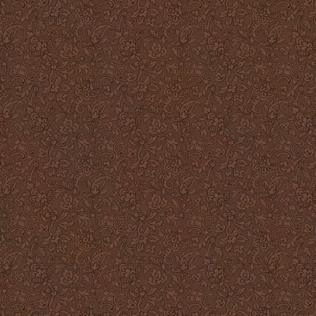 Brown Tonal Paisley Swirl MF051325
