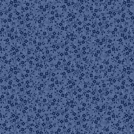 Blue Small Floral Patriotic