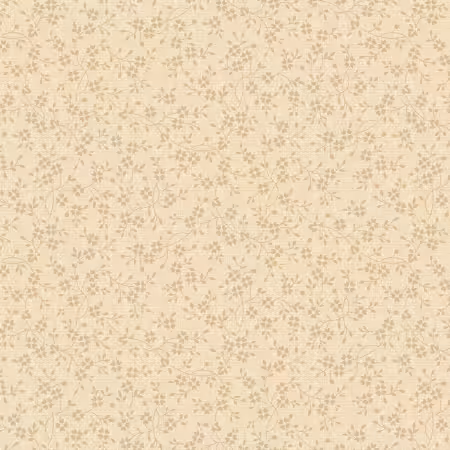 Cream Small Floral Patriotic