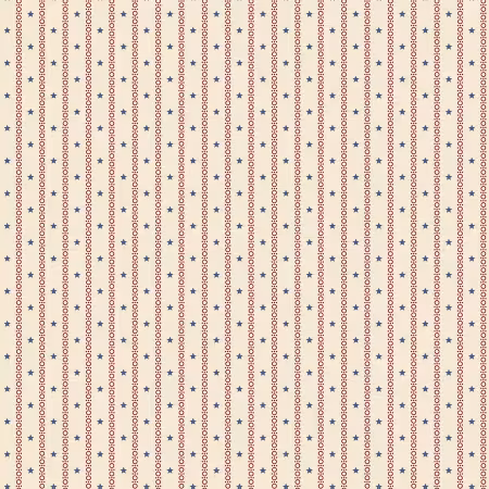 Cream Stripe Patriotic