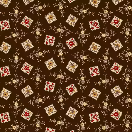 Brown Postage Patches