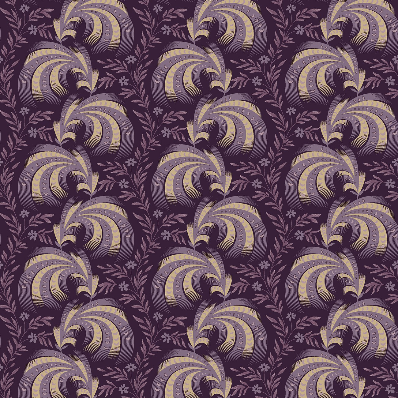 I Love Purple Plum Swirl By Rothermel, Judie