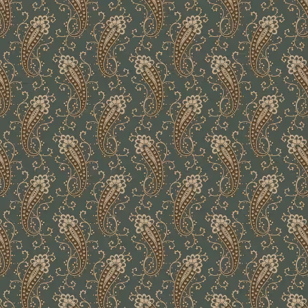 Teal Dressmaker Paisley MF051325