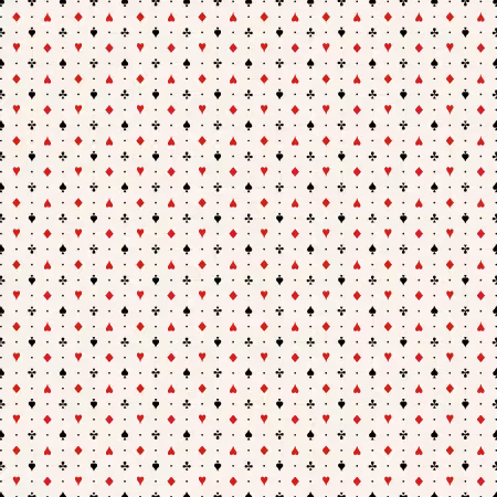 Cream Playing Card Suits