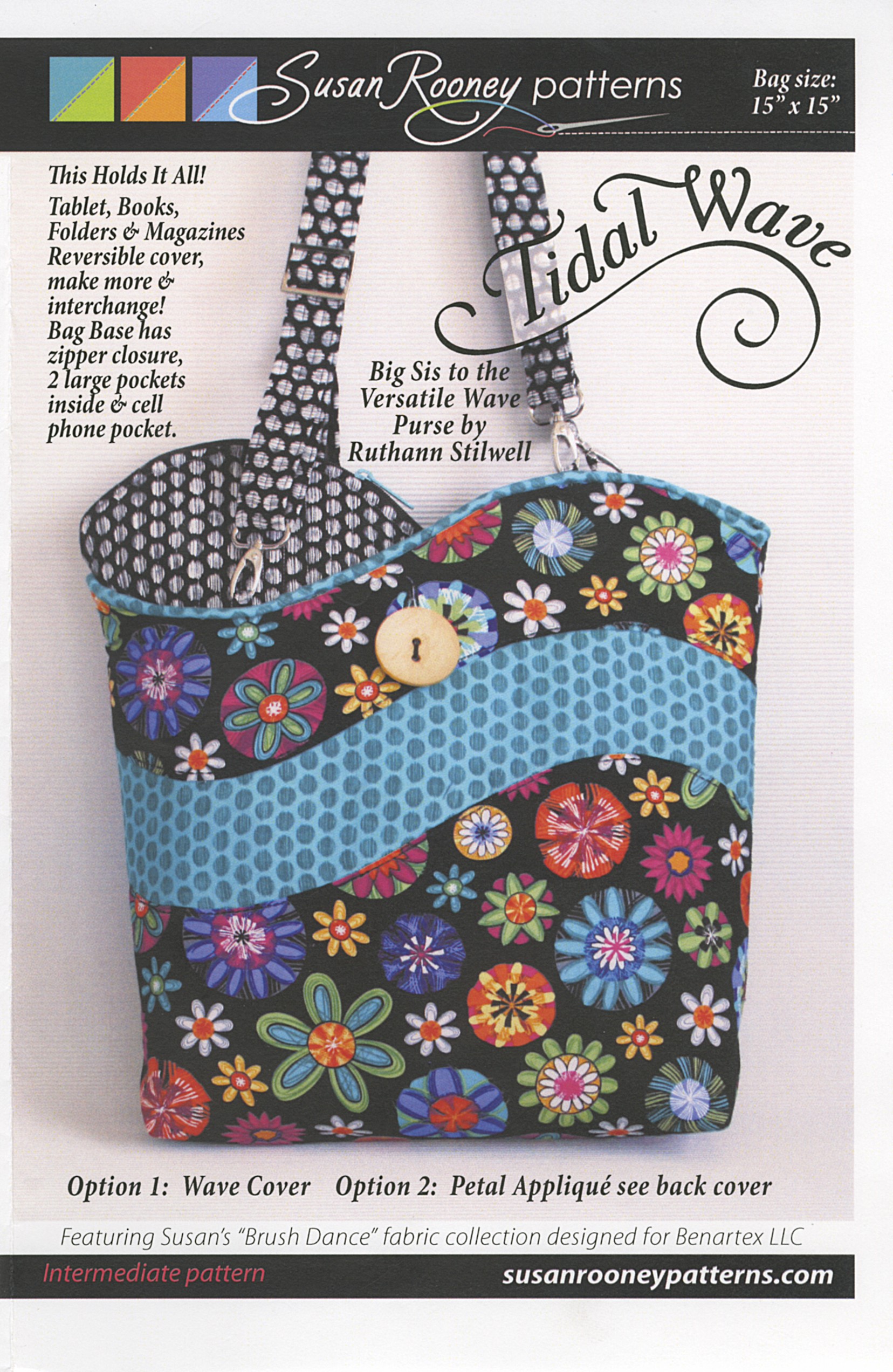 Tidal Wave Bag Pattern By Rooney, Susan