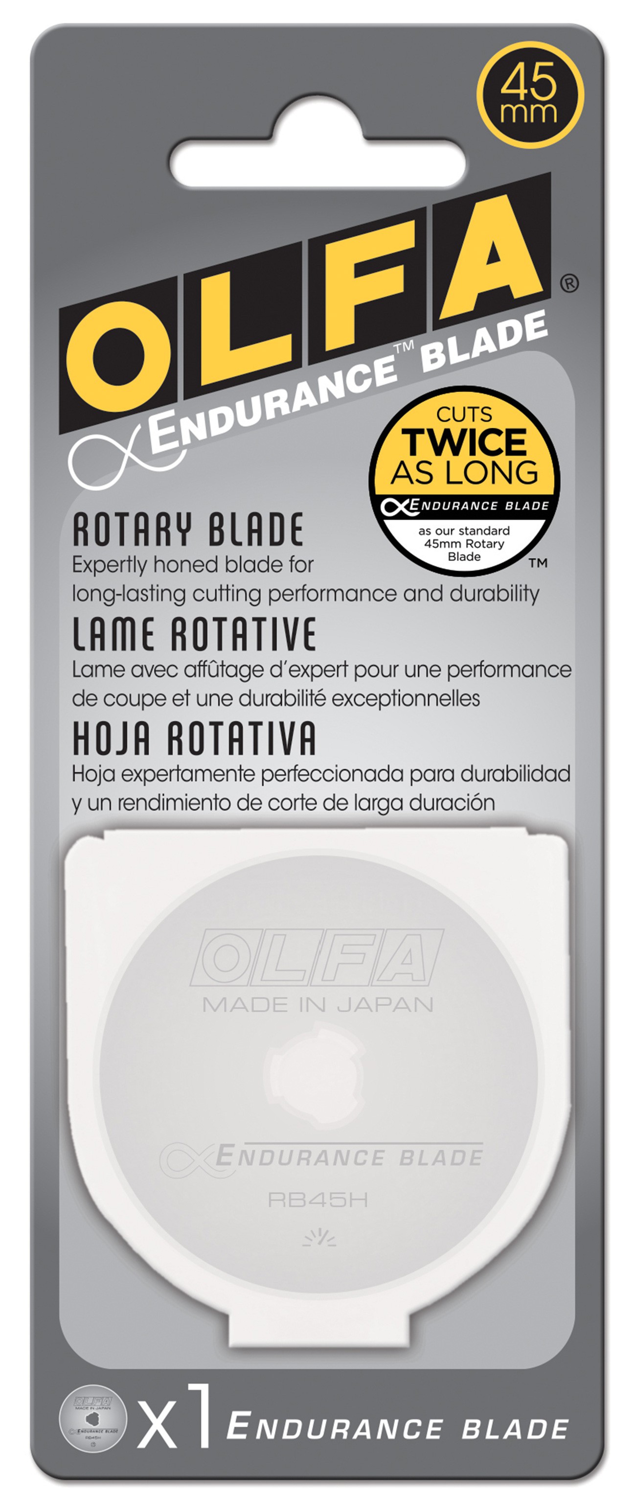 Endurance Rotary Replacement Blade 2pk from Olfa-RB45H_2