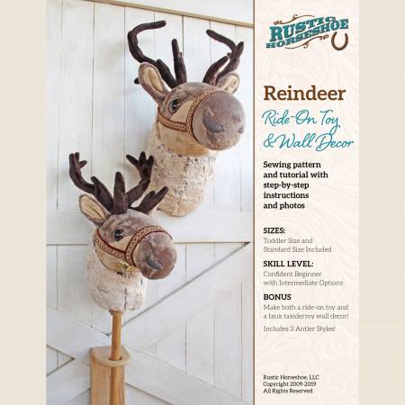 Reindeer Ride-On Toy & Wall Decor