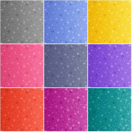 10in Squares Fountain Mosaic, 42pcs, 2 bundles/pack