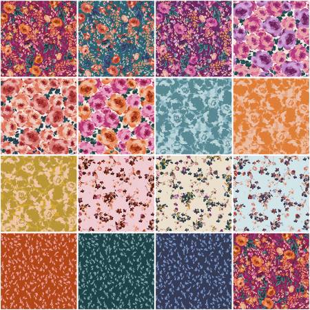10in Squares Bohemian Fields, 42pcs, 2 bundles/pack