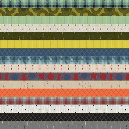 10in Squares Vintage Threads, 42pcs, 2 bundles/pack