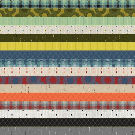 10in Squares Vintage Threads, 42pcs, 2 bundles/pack