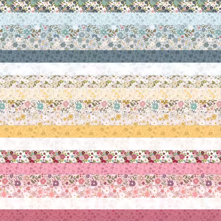 Fat Quarter - Bundle, Flower Magic, 18pcs/bundle