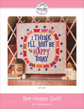 Bee Happy Quilted Wall Hanging