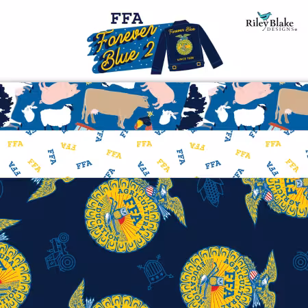 FFA Forever Blue 2 2.5in Strips, 40pcs/bundle