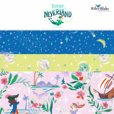 Forever Neverland 2-1/2in Strips, 40pcs/bundle