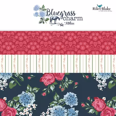 Bluegrass Charm 2.5in Strips, 40pcs/bundle