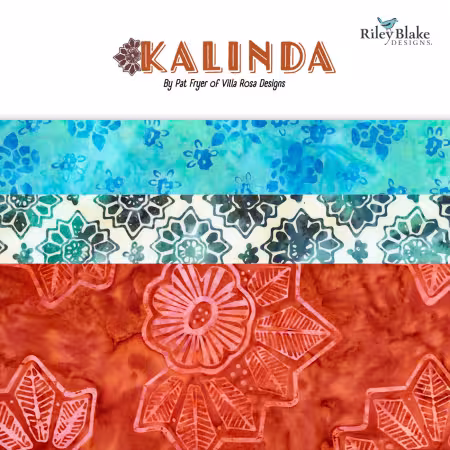 Batiks Kalinda 2.5in Strips, 40pcs/bundle